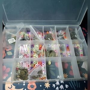 Astrology bead pendant lot